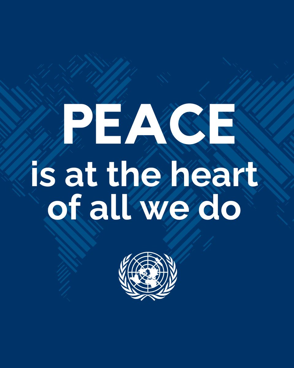 UN's tweet image. Founded in the aftermath of World War II, for 80 years, the United Nations has worked for peace.

The UN remains steadfast in its commitment to peace with justice; grounded in international law and the inalienable human rights of all people.