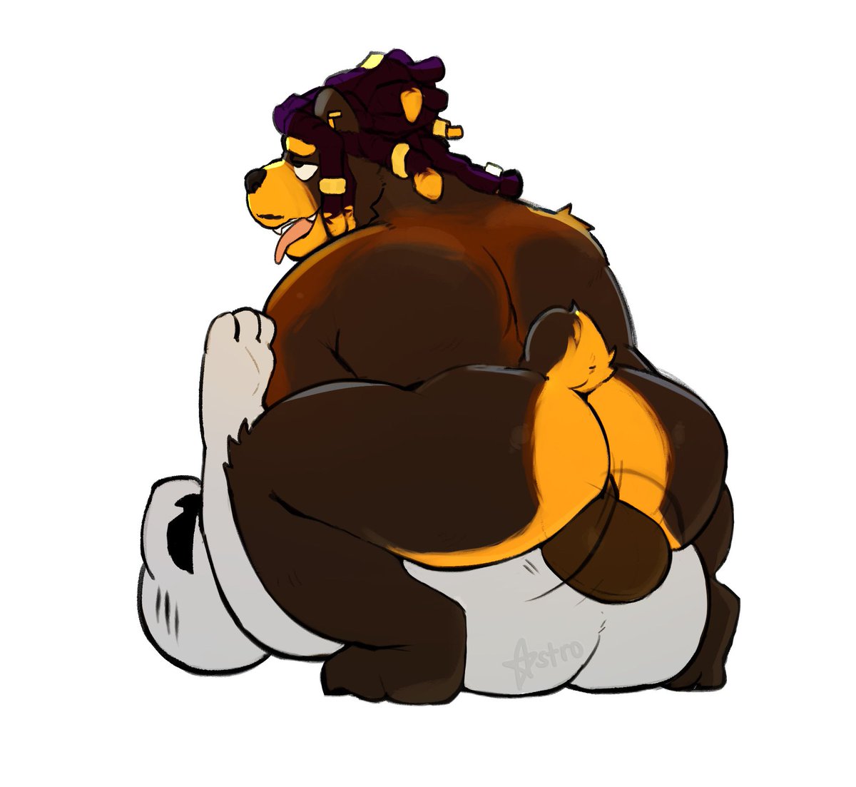 Bear plapping 

Ych I got from oomfie <a href="/astrolicious_/">astro but evil 🔞</a>