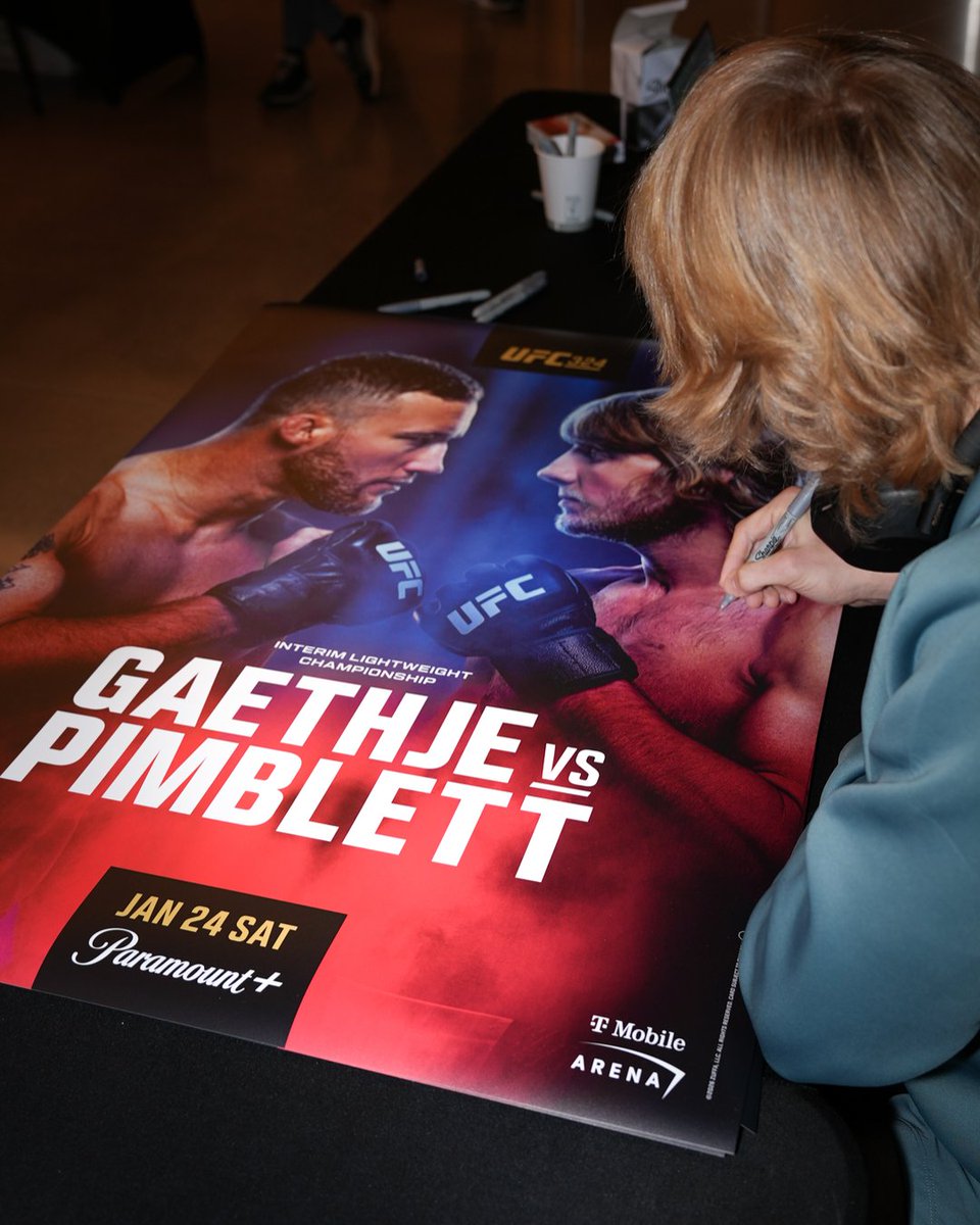 ufc's tweet photo. The Baddy has arrived 👊

@PaddyTheBaddy

[ #UFC324 | SAT JAN 24 | 9pmET on @ParamountPlus ] https://t.co/qnwlFH2qMt