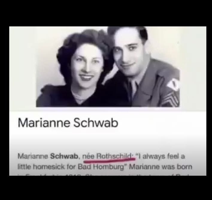 BabyD1111229's tweet image. Klaus Schwabs mother…

They’re Rothschilds
And they run the WEF!