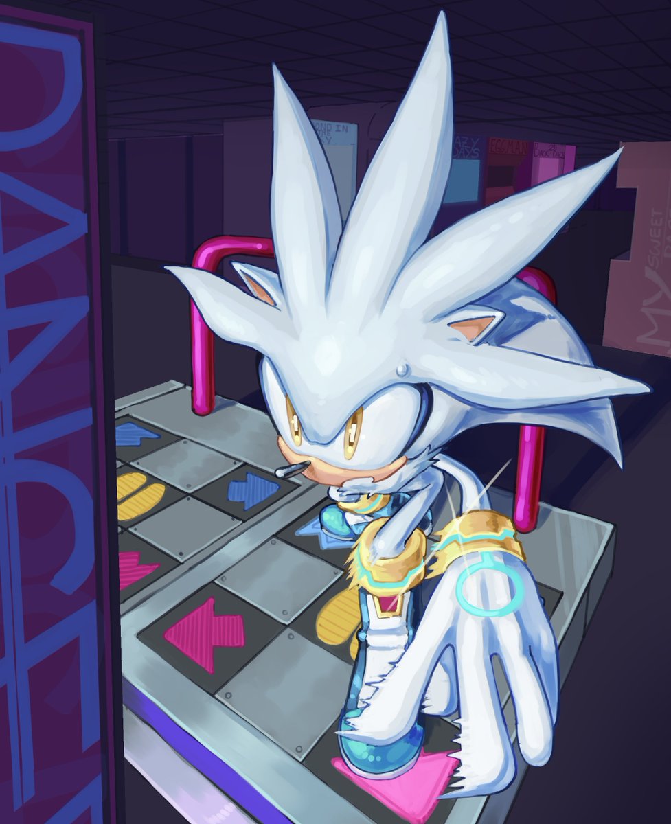cicirca_'s tweet image. Dance, Day 15 ! #SilverTheHedgehog #SonicTheHedgehog