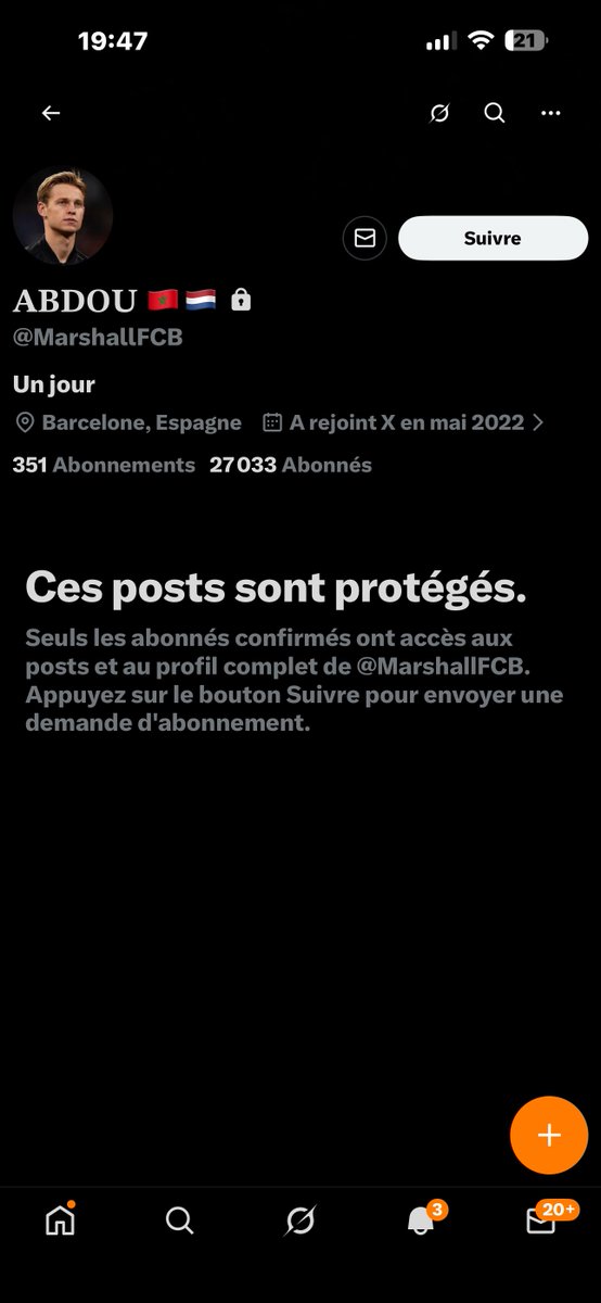 Barhame_MCFC's tweet image. On y est presque les amis. 

Signalez moi ce fils de pute avec tous ses tweets désastreux sur le Senegal 🇸🇳 et sa campagne de diabolisation. 

SIGNALEZ EN MASSE