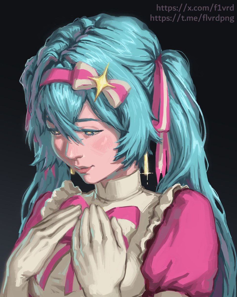 f1vrd's tweet photo. Retry now! ⭐️

#HatsuneMiku #art #fanart #digitalart https://t.co/eKlgDEI4E8
