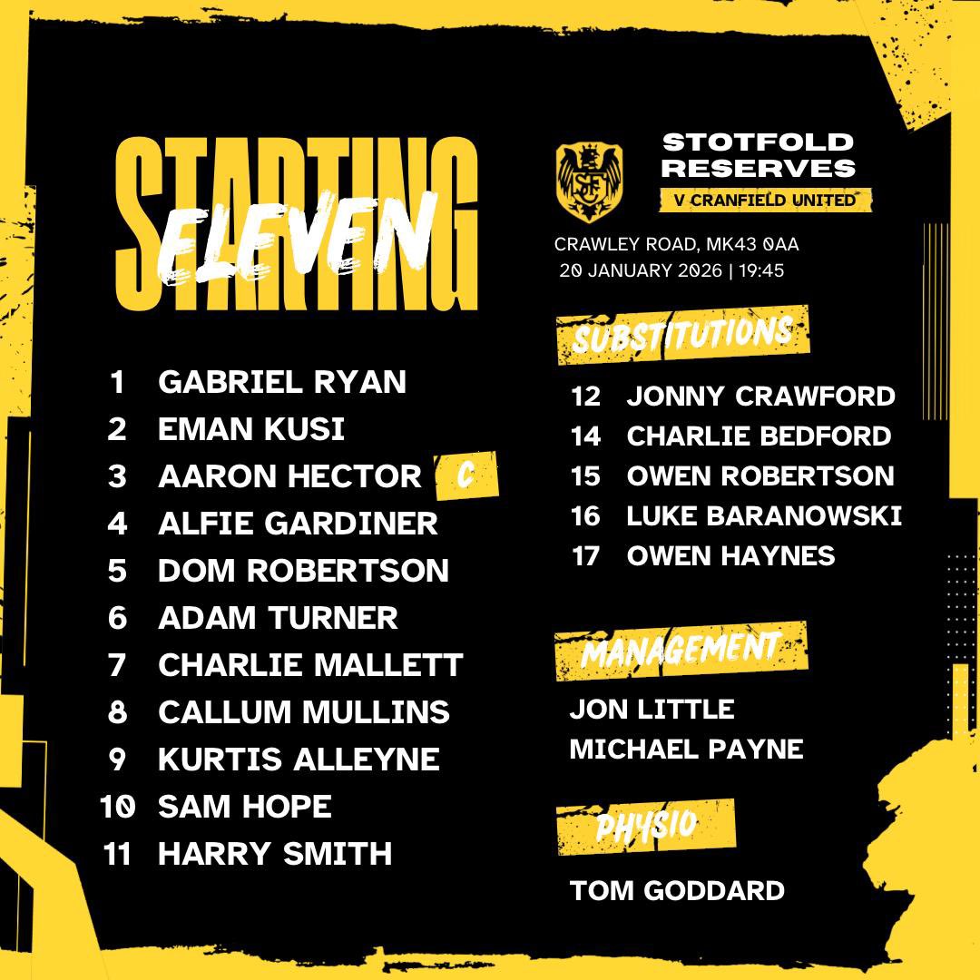 stotfoldDevs's tweet image. How we line up this evening for the division one cup game