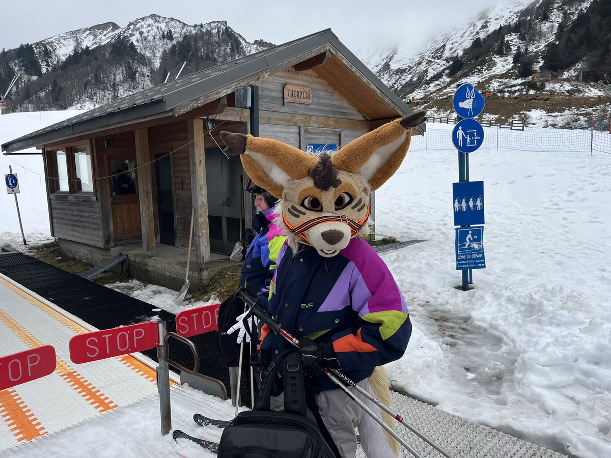 Thank you so much for this 5th edition of #Canthrofur2026
! My Panel ballons 🎈 + skiing ⛷️ + great atmosphere 🌸 = Canthroforever 🩷✨

🎁 @/vallera @/Teiky 
🐺 <a href="/piirothefluff/">Piiro The Fluff 🐾</a> 
🎨 misty____kitty
