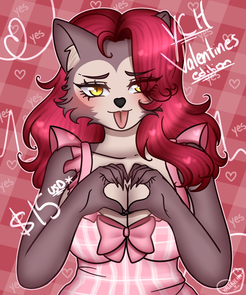 _Valerienn's tweet photo. $15 USD  per character

 Rules:

Can be any species, human, furry, anything!

Clothing of your choosing!

Can be any gender!

Full payment in advance only via PAYPAL!

Simple background of your choice 

DM me if interested!
#ych #furryart #wolfgirl #valentinesday #anthro #vgen https://t.co/jEdOC5cwvY