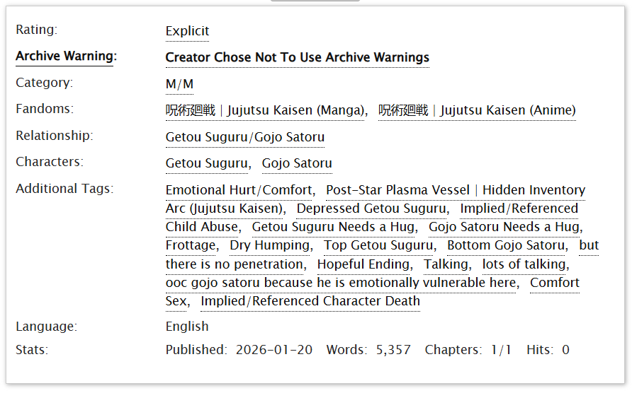 cartsurfpenguin's tweet photo. new #gego fic for @gegoficevent <3

the bridge is out &amp; the river is high - https://t.co/Js9b5yVDYn

i promise this one is a hopeful ending guys https://t.co/DhxLVp0lNC