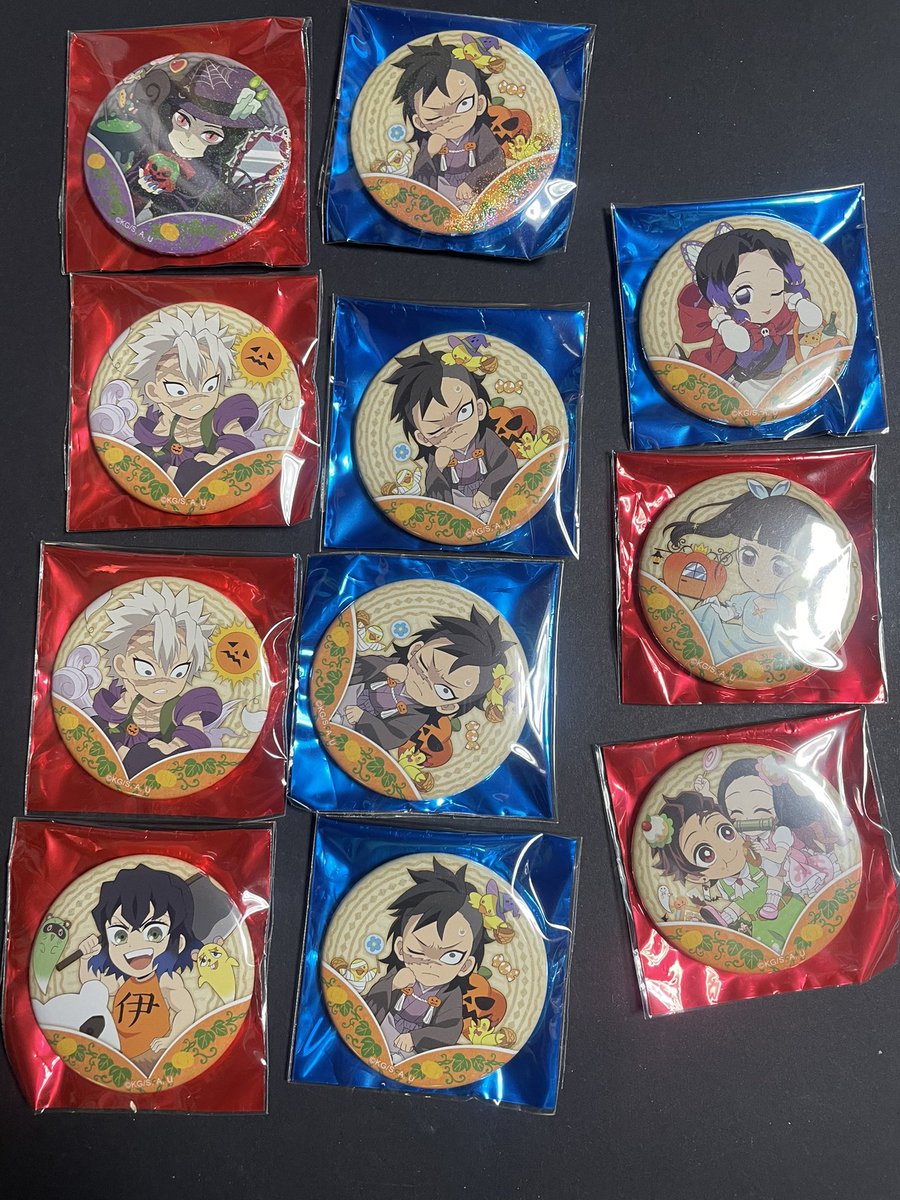 鬼滅の刃 ufotable ハロウィン 缶バッジ 🎃Happy Halloween 🎃 「鬼滅の刃」コラボレーションカフェ ハロウィン