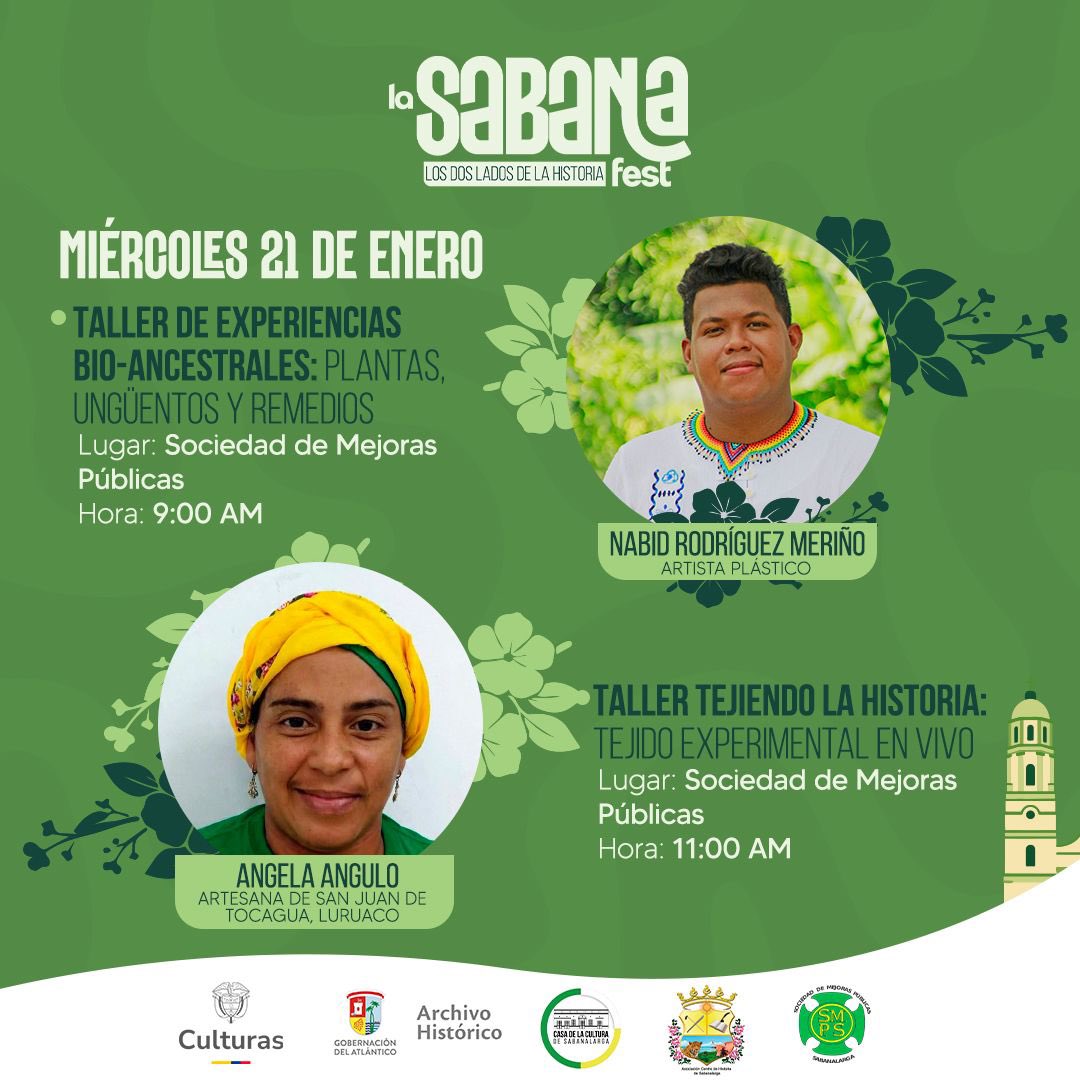 Vive nuestra programación con el apoyo del <a href="/mincultura/">MinCultura Colombia</a> a partir de las 9:00 AM en la Sociedad de Mejoras Públicas de Sabanalarga