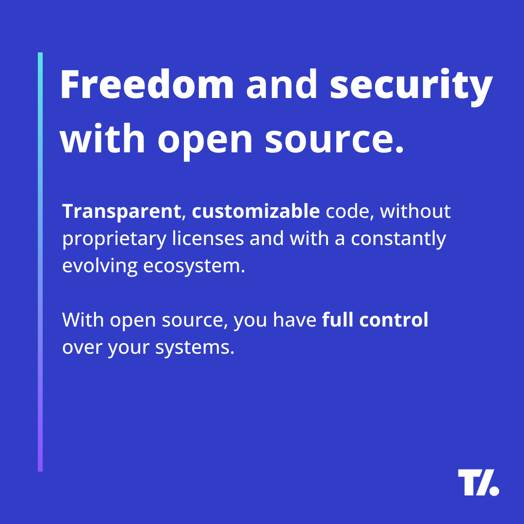 🌐 Relying on open source solutions means freedom of customization, security thanks to code transparency, and an active community for continuous improvement.

📮 The advantages of open source don't end there. 
tirasa.net/en/contacts

#IAM #OpenSource #Cybersecurity