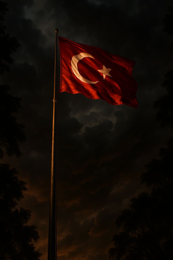 #BayrakNamustur 
Senin gölgende hürüm.