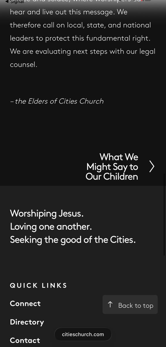 megbasham's tweet photo. 🚨🚨The pastors and elders of Cities Church in St. Paul released a statement today on what happened during their worship service on Sunday.

Said the elders: “Invading a church service to disrupt the worship of Jesus — or any other act of worship — is protected by neither the Christian Scriptures nor the laws of this nation.”

Amen. Read it all here: https://t.co/wzPy63KucZ