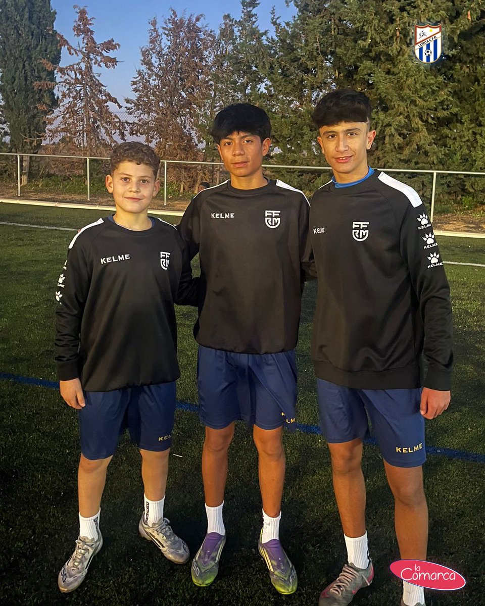 LorcaCFB's tweet photo. IMÁGENES 📸 | Varios de nuestros jugadores fueron citados por la Selección Murciana 

🔴 Sub 16

👕 Alberto Martínez 
👕 Diego Toledo 
👕 Álvaro Domene 

🔴 Sub 14

👕 Omar Ibeyahya  
👕 Jonathan Isaías 
👕 Alejandro Mañas

¡Enhorabuena!

#SomosCantera #LorcaCFB 🔵⚪️ https://t.co/z1k4pB4dyt