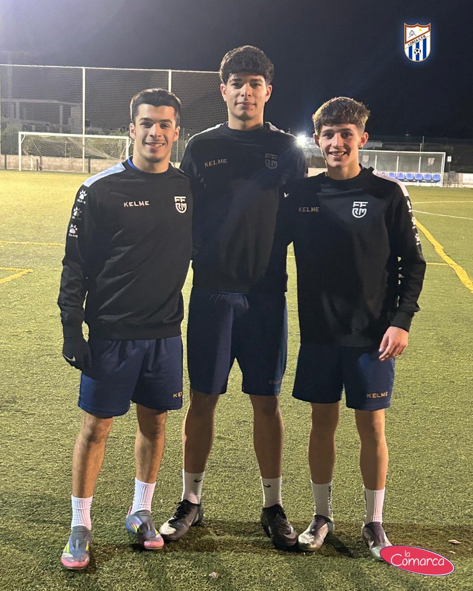 LorcaCFB's tweet photo. IMÁGENES 📸 | Varios de nuestros jugadores fueron citados por la Selección Murciana 

🔴 Sub 16

👕 Alberto Martínez 
👕 Diego Toledo 
👕 Álvaro Domene 

🔴 Sub 14

👕 Omar Ibeyahya  
👕 Jonathan Isaías 
👕 Alejandro Mañas

¡Enhorabuena!

#SomosCantera #LorcaCFB 🔵⚪️ https://t.co/z1k4pB4dyt