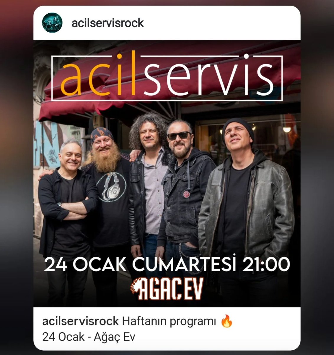 ACİL SERVİS (@acilservisrock) on Twitter photo 
