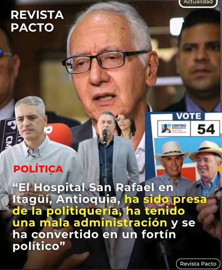 No sólo es en Antioquía señor Ministro, aquí en el Valle del Cauca Dilian Francisca Toro ha convertido los hospitales públicos en fortines políticos, lo mismo sucede con toda la red pública que está en manos de los clanes políticos en todos los departamentos.