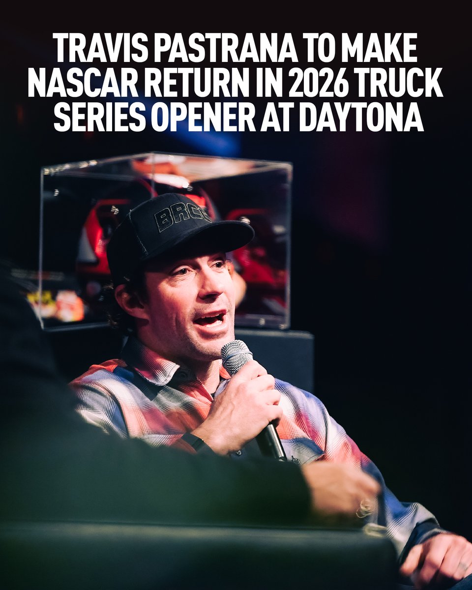 prishow's tweet image. .@TravisPastrana returns to @NASCAR competition.

The 11-time X Games gold medalist will race the No. 42 BRUNT Workwear Chevrolet for Niece Motorsports at Daytona in the 2026 Truck Series opener.

Best of luck from all of us at PRI! 🏁

#PRI #NASCAR