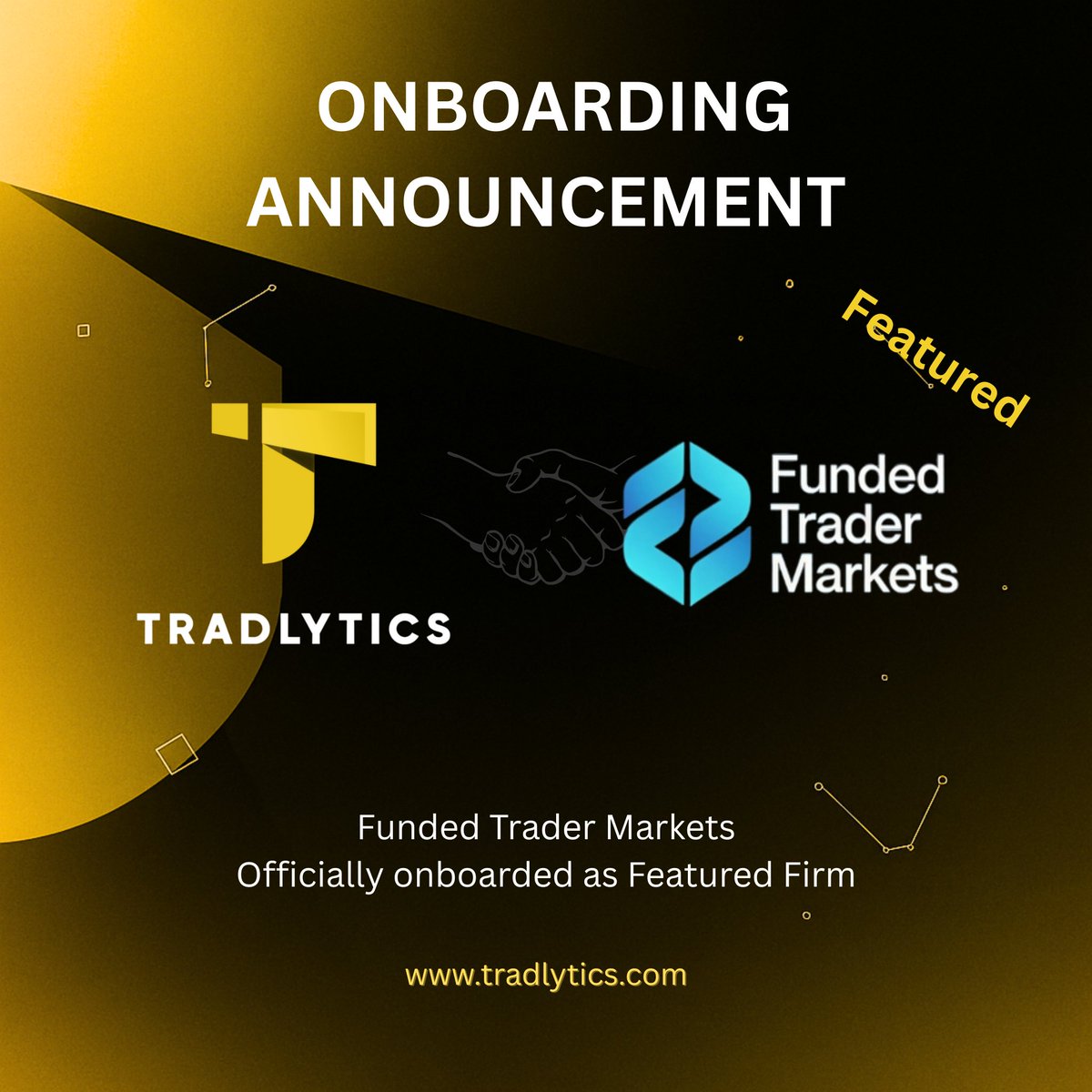 📢 Onboarding Announcement

<a href="/FTMarketslive/">Funded Trader Markets</a> is now Listed on our Website as FEATURED firm. 

👇Use our link to create a profile: fundedtradermarkets.com/ref/Tradlytics

🌐Visit our website tradlytics.com
🌐Join our Discord discord.gg/8NVf7BRAry

<a href="/phantomfxoff/">Phantom Fx</a>

<a href="/Silent_pips4/">SilentPips</a>
