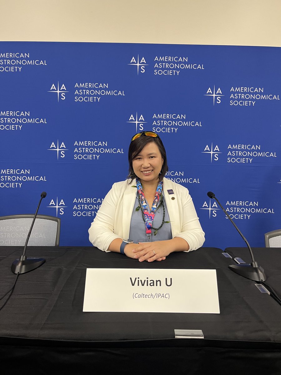 caltechipac's tweet image. IPAC scientist Vivian U presented on wobbly black holes at her #AAS247 press conference! This work offers new insights into how galaxies evolve, and it was published in @ScienceMagazine on Jan. 8, 2026

Read more here:
ipac.caltech.edu/news/astronome…