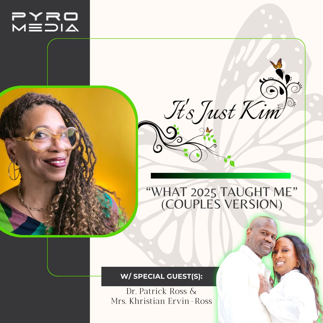 pyromedianet's tweet image. ✨ It’s Just Kim — LIVE Tonight! ✨

Join Pastor Kim for an engaging live episode of It’s Just Kim as she reflects on the lessons of 2025 and welcomes a wonderful couple celebrating over two years of marriage. Live at 7:00 PM PST / 10:00 PM EST

#ItsJustKim #PastorKim #PyroMedia