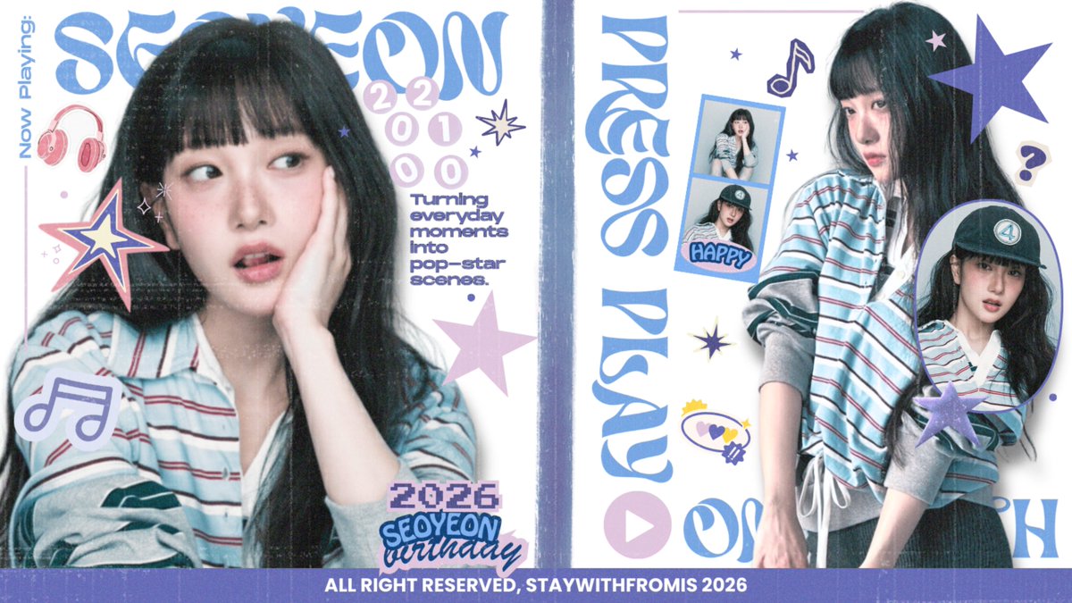 TaleOfSeoyeons's tweet image. ㅤ
🎧  Soft pastel light drifts as 𝗡𝗼𝘄 𝗣𝗹𝗮𝘆𝗶𝗻𝗴: 𝗦𝗲𝗼𝘆𝗲𝗼𝗻 — 𝗣𝗿𝗲𝘀𝘀 𝗣𝗹𝗮𝘆 𝗼𝗻 𝗬𝗼𝘂𝘁𝗵 fills the air in a rhythm. Smiles flutter in every beat, the celebration is ready to shine, and every heart bounces along in joy! ★
ㅤ