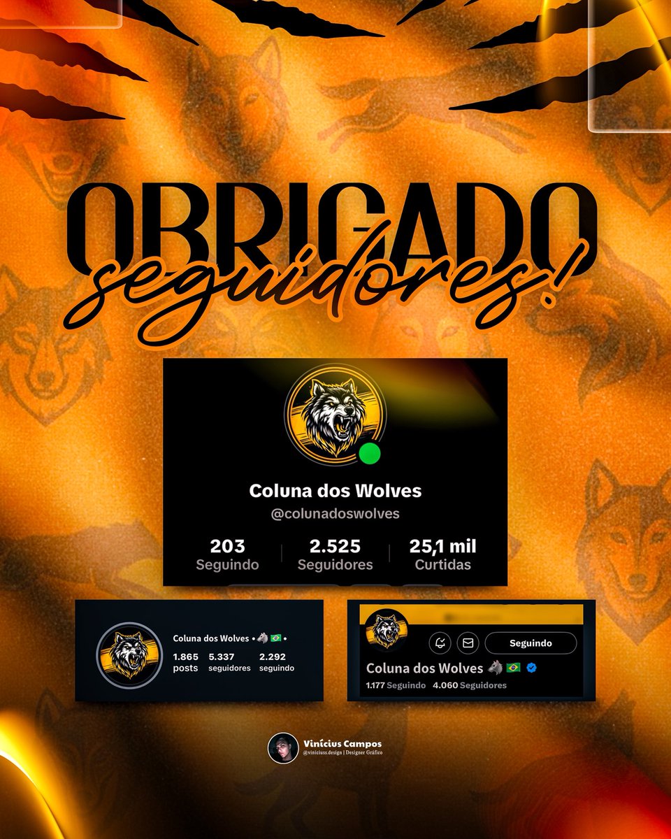 𝗖𝗼𝗹𝘂𝗻𝗮 𝗱𝗼𝘀 𝗪𝗼𝗹𝘃𝗲𝘀 🐺🇧🇷 tweet media