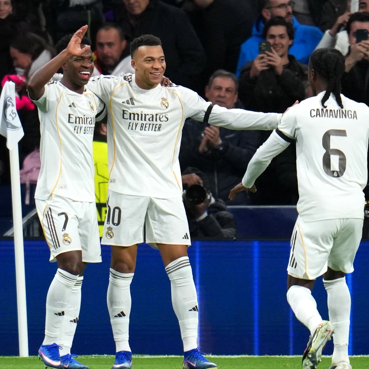 ⚽️🔟

#UCL | <a href="/KMbappe/">Kylian Mbappé</a>