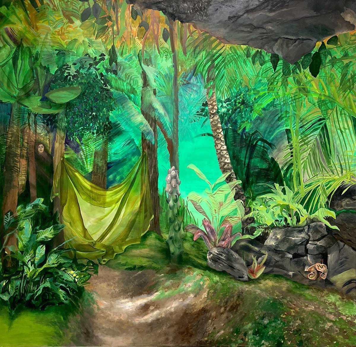 leftrightpub's tweet image. Kelsey Shwetz (Canadian, d.o.b. unknown) - Plants to Flesh (2022)