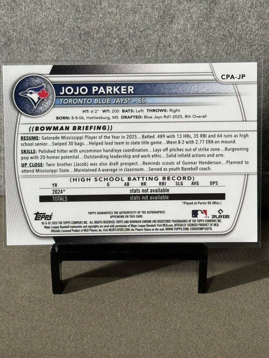 DatDTigersFan's tweet photo. @jabacards $400 shipped net to me. https://t.co/LsHZ4NEhOM