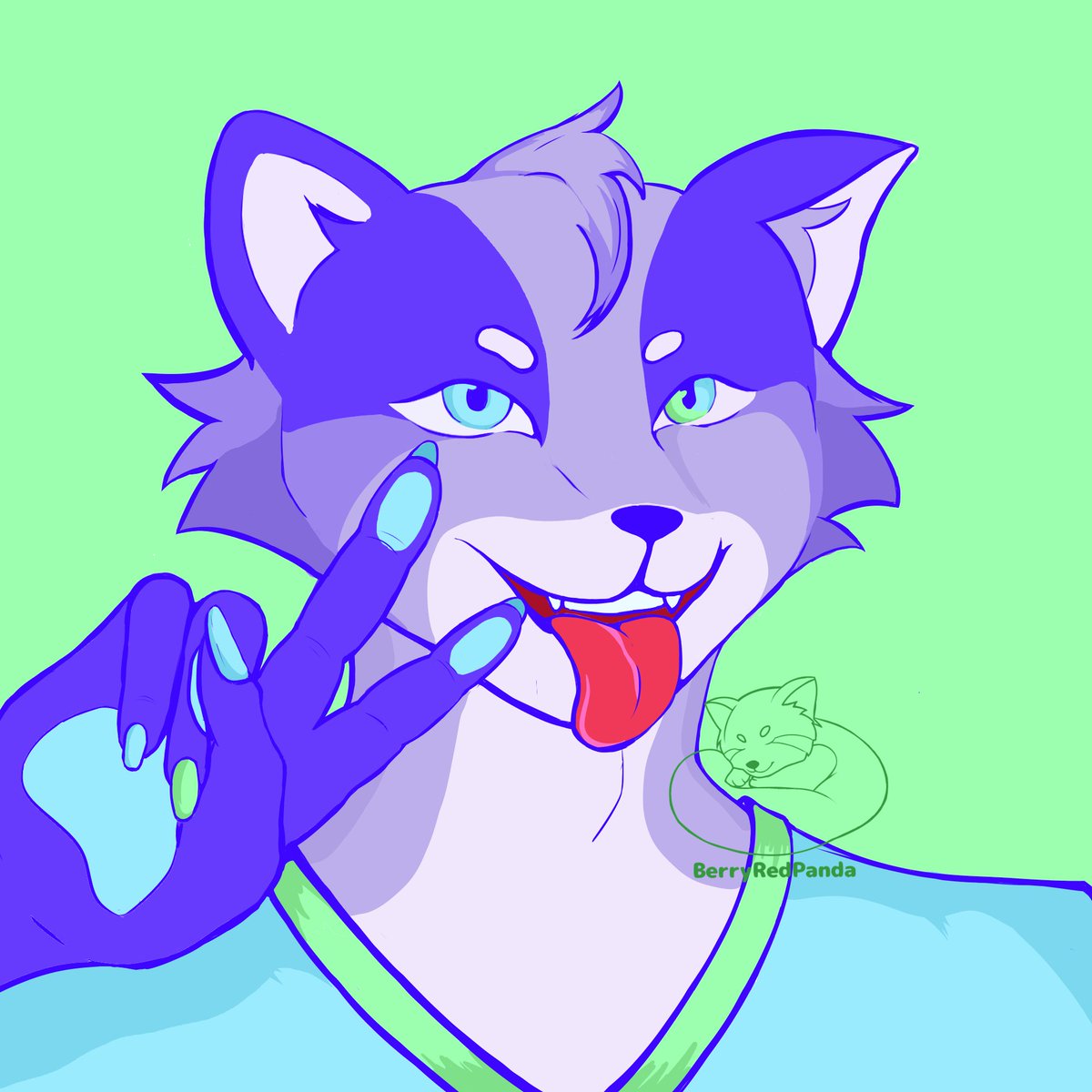 I think I've improved, hehe. ❤️‍🩹😀

#furry #furryart