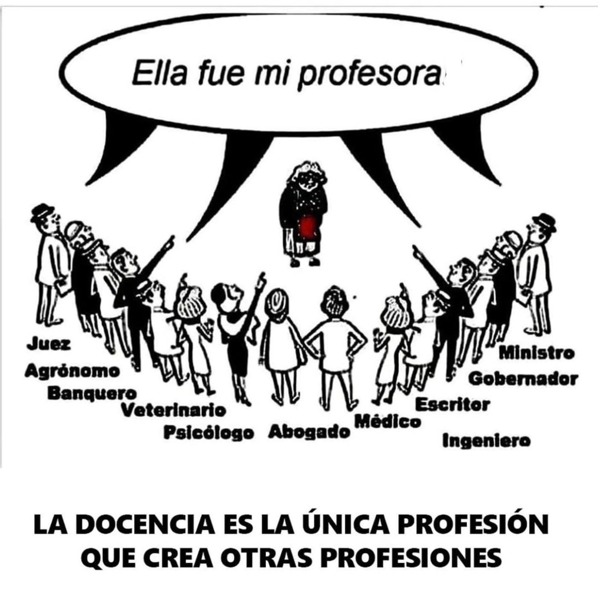 Seamos agradecidos con nuestros maestros.