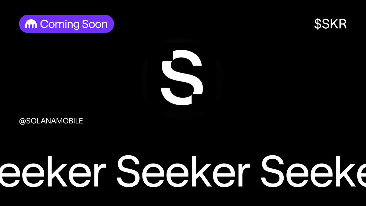 Launching today on Kraken 📱

$SKR by <a href="/solanamobile/">Seeker | Solana Mobile</a> is the native utility token powering the next generation of Web3-first mobile ecosystems.

Trading starts today at 02:00 UTC.

Get ready → kraken.com/sign-up
