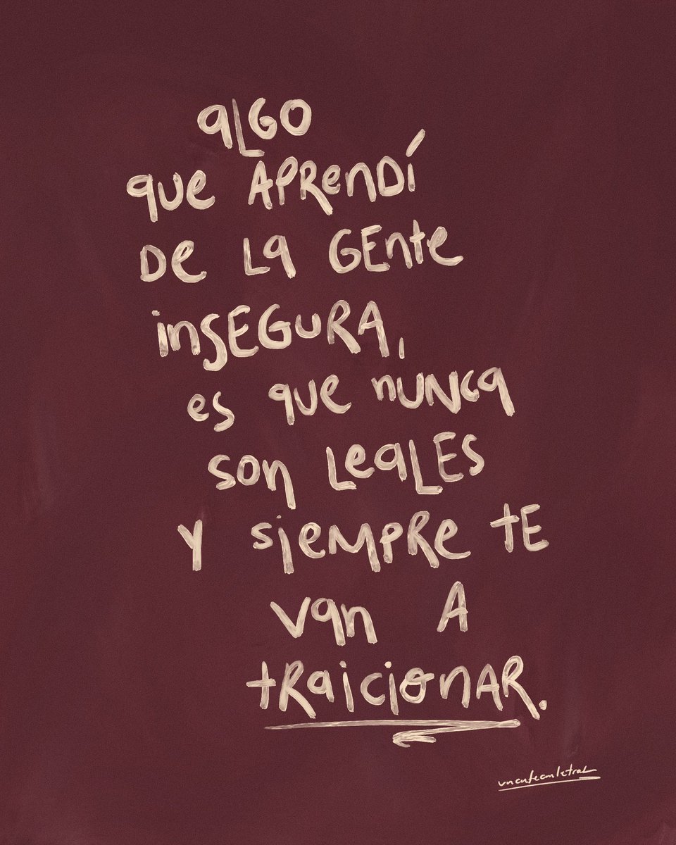 uncafeconletras's tweet image. quién confirma