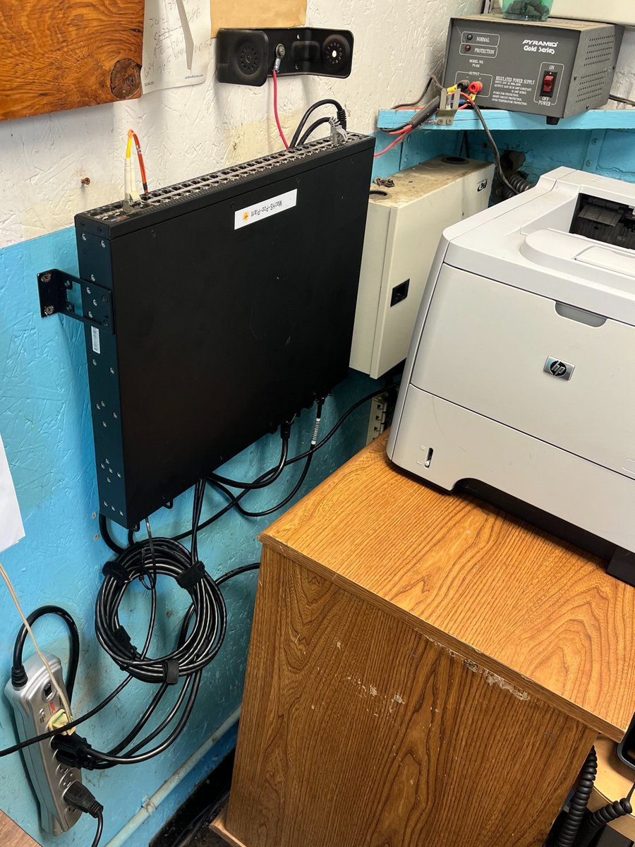 Virtual Day Success! 🚀 We successfully installed three second-life switches in our non-critical closets. A massive thank you to our two Tech Tribe Hall of Famers Justin and Tyler who went above and beyond by volunteering their day off to ensure we got the job done! #TechTribe