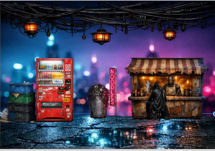 BTBArtwork's tweet photo. Check this out:

Using react, built an image compositor so I could layer single images into scenes quickly. 

It's simple right now, but now scene building &amp; designing is visual with dragging &amp; re-sizing images.

What to add🤔

#AIArt #BuildingwithAI #BTBArtwork https://t.co/N6LIPTH1tM
