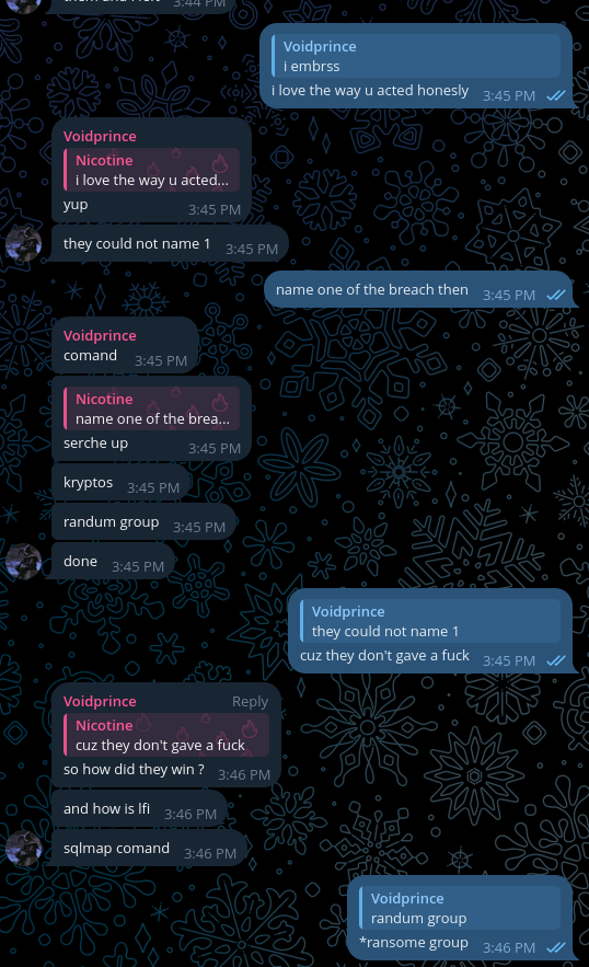 Nicotine tweet media