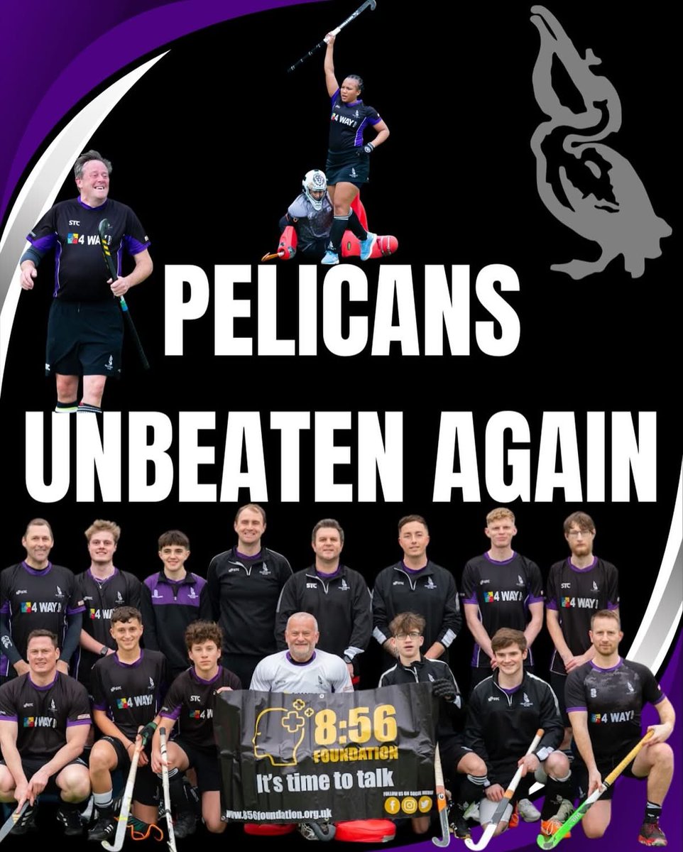 What. A. Day!

Unbeaten on the pitch and united off it 💜🖤

A fantastic Saturday for Pelicans Hockey Club, made even more special by the support of the @856foundation championing mental health.

Because looking after each other matters just as much as the result 🏑