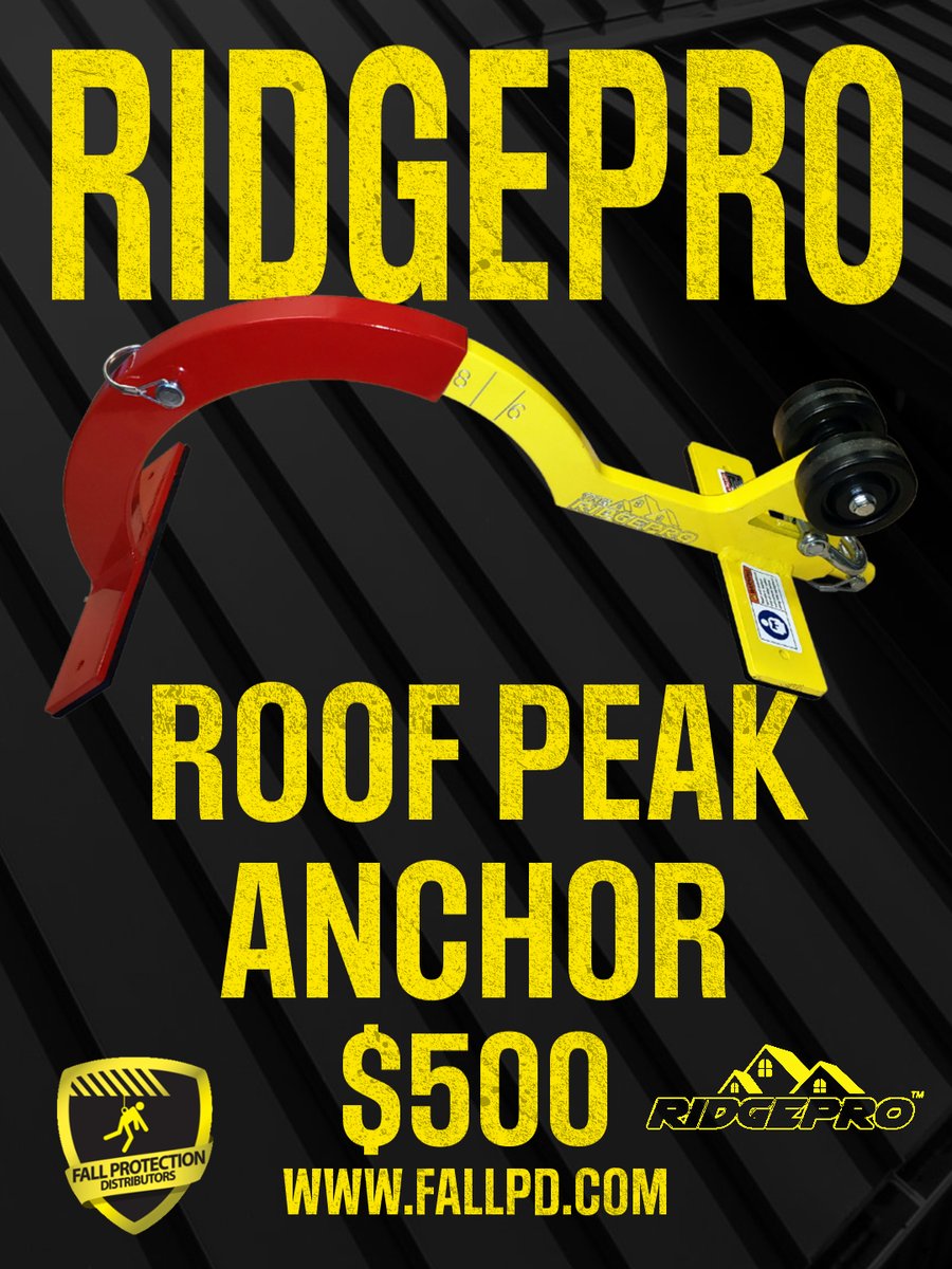 When it comes to steep-slope access and first-man-up safety, the RidgePro Roof Peak Anchor is the trusted tool professionals rely on.

Crafted from aircraft-grade aluminum and tested to exceed OSHA 1926 Subpart M standards, this innovative anchor system transforms a standard