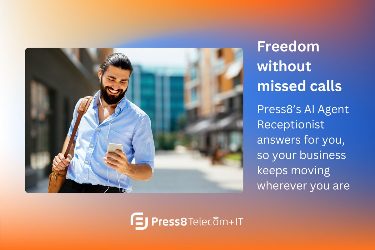 What if your business never missed a call… even when you’re away?

An AI Receptionist answers for you, so you can focus on what matters — without losing opportunities.

See how it works: press8.com/ai-agent/