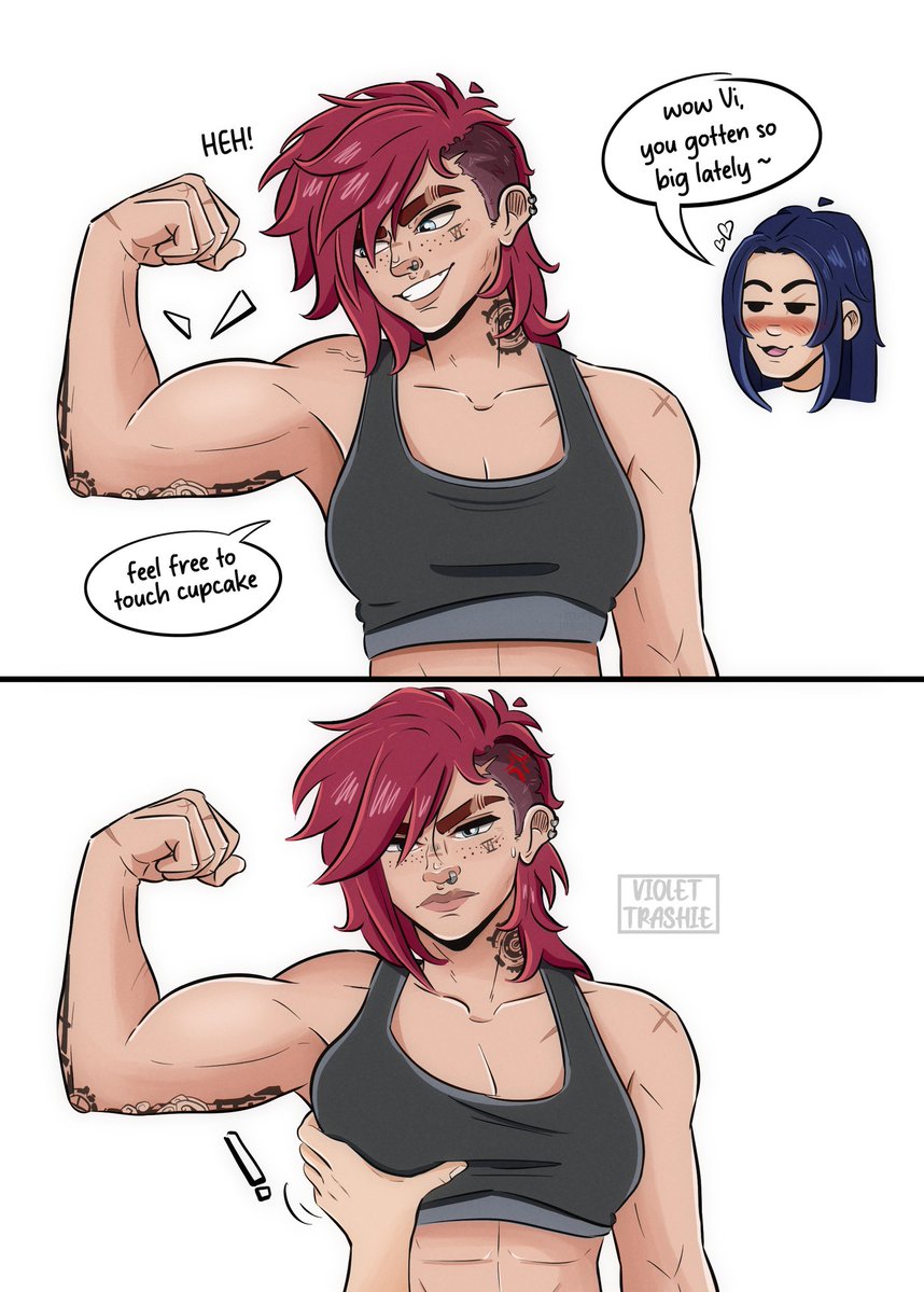 Violetrashie's tweet image. I think something got slightly misunderstood here… #caitvi