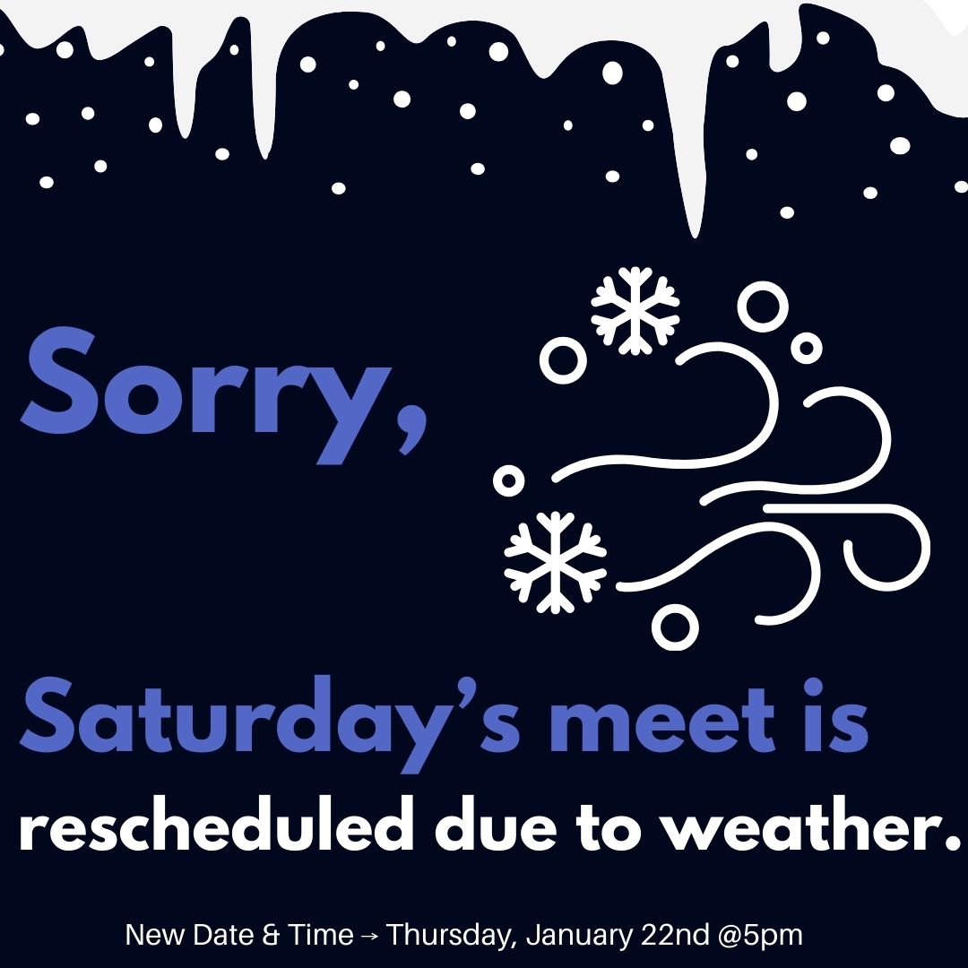 Winter is coming! 🥶 NOTE: Our UIL District Championship has been rescheduled in advance of this weekend's storm.