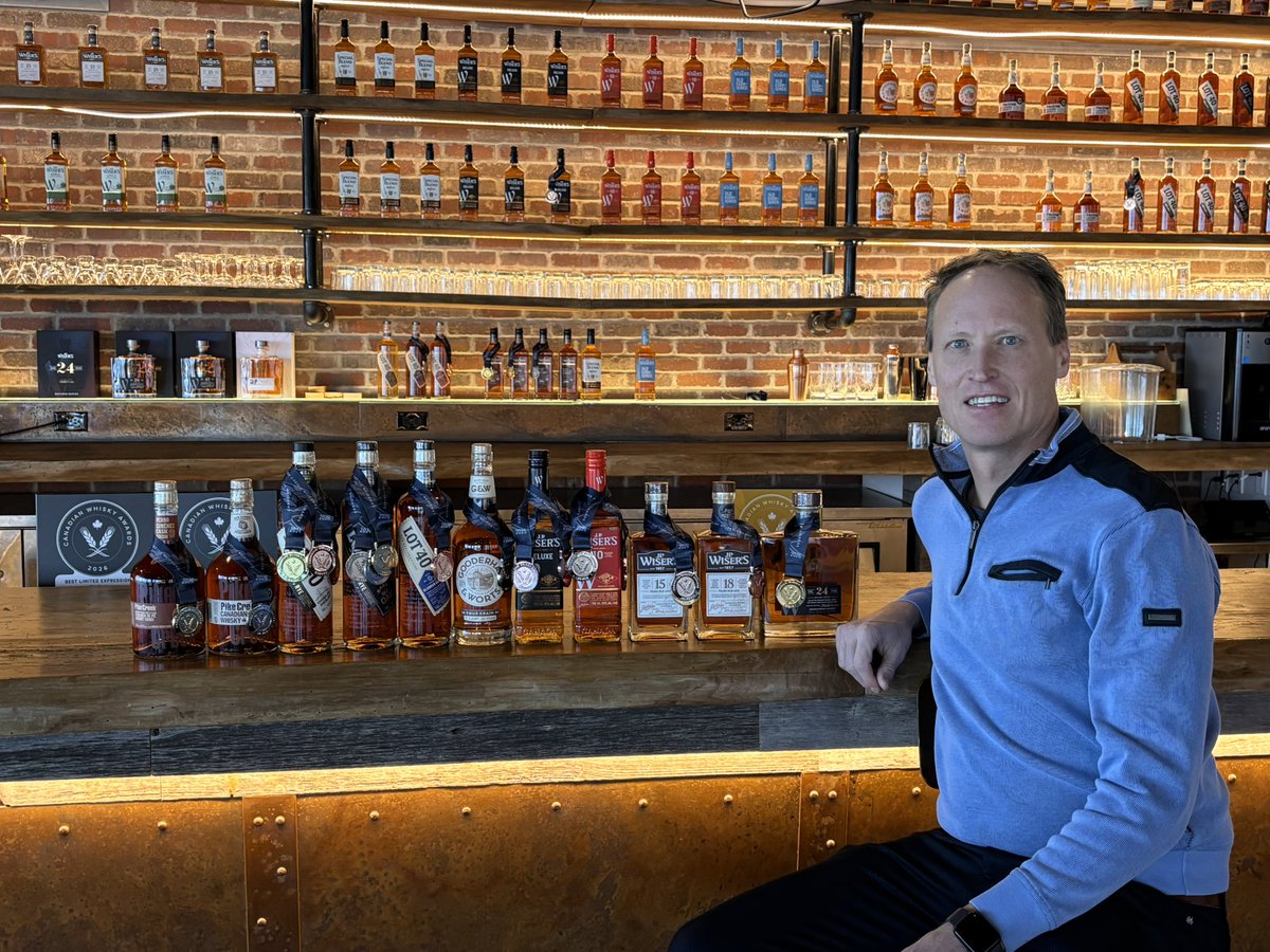 CDNWhiskyDoc's tweet photo. Hiram Walker Distillery and @CorbySW take home #canadianwhisky of the year at the 2026 Canadian Whisky Awards  
@JPWisersCA Lot 40, G&amp;W, and Pike Creek medal too https://t.co/gj8TFIPjFI