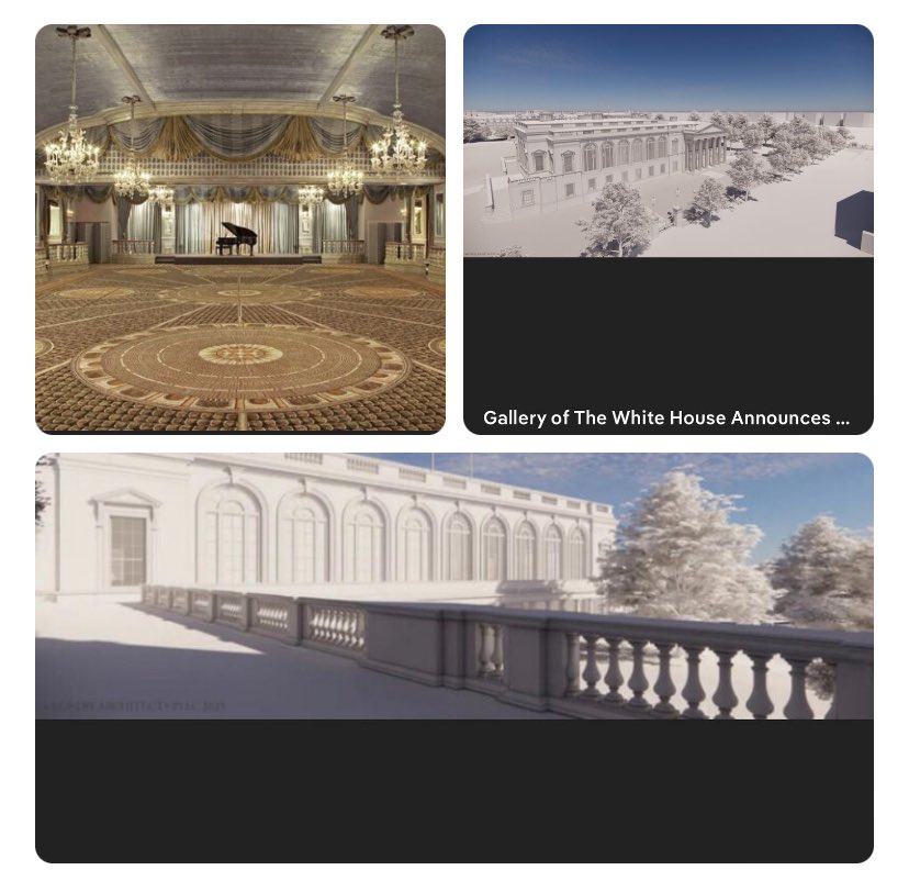 AlAmericanMom's tweet photo. @realDonaldTrump @VP @WhiteHouse @POTUS @PressSec 

Curiosity caught me on the #BigBeautifulBallroom 🤔😂 https://t.co/0sZfsUCUJo