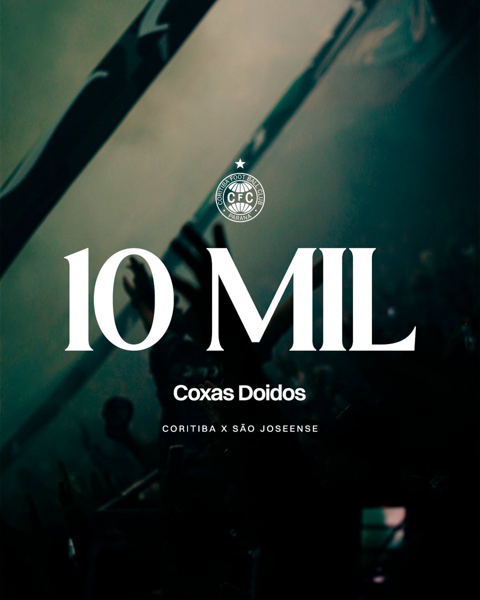 Coritiba's tweet image. 🔟 mil 𝐂𝐨𝐱𝐚𝐬 𝐃𝐨𝐢𝐝𝐨𝐬 confirmados pro meu jogo de amanhã contra o São Joseense.

Ainda não fez check-in? Vem que dá tempo.

🟢⚪ #CFCxSJO #CoxaNoParanaense
