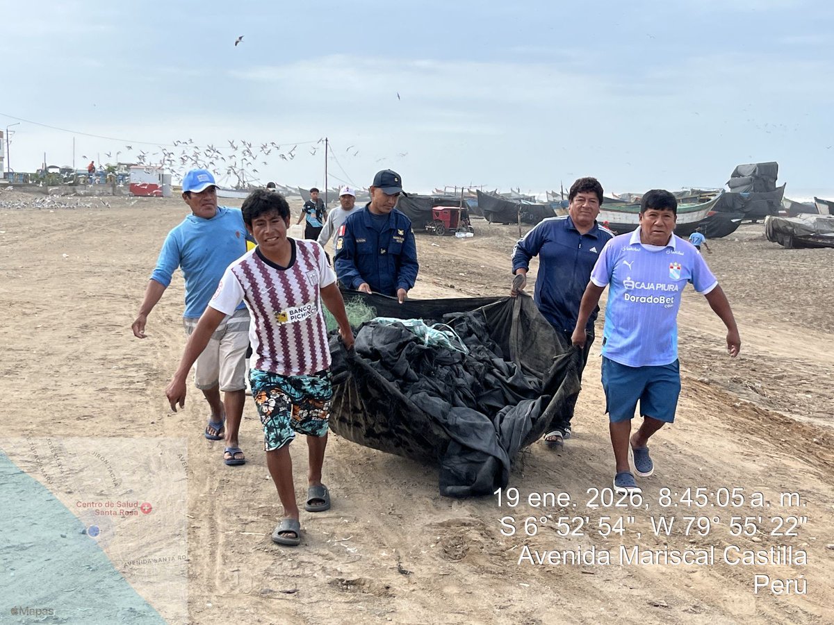 MGP_DICAPI's tweet image. Los días 17 Y 19 de enero del 2026, la Capitanía de Puerto de Pimentel, realizó las campañas de limpieza de playas en la caleta San José y Santa Rosa, provincia de Chiclayo, departamento de Lambayeque.
acortar.link/WQB7MJ