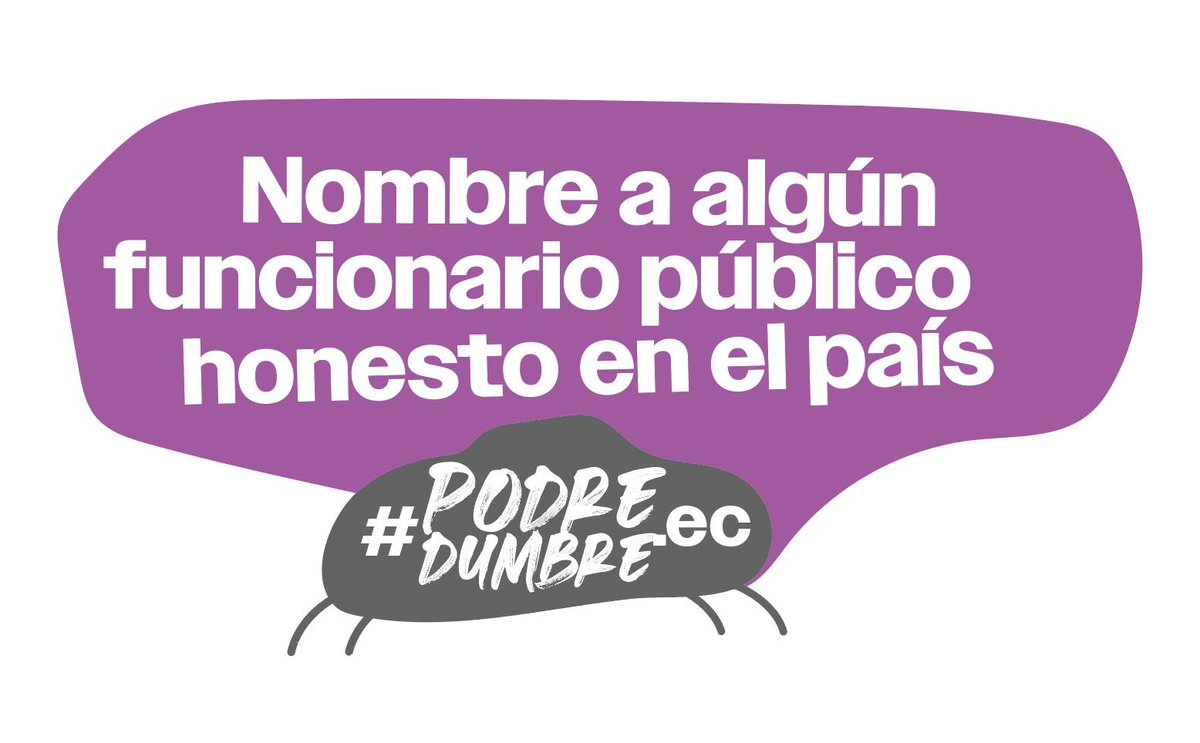 RompeElChip's tweet photo. Pregunta abierta 👇

¿Conoces a algún funcionario público honesto en el país? Nómbralo aquí 👈🏼

💬 Opina | 🔁 RT | ❤️ Like

#OpiniónCiudadana
#PreguntaAbierta
#EcuadorOpina
#DebateSocial https://t.co/dtLRxfH3Co