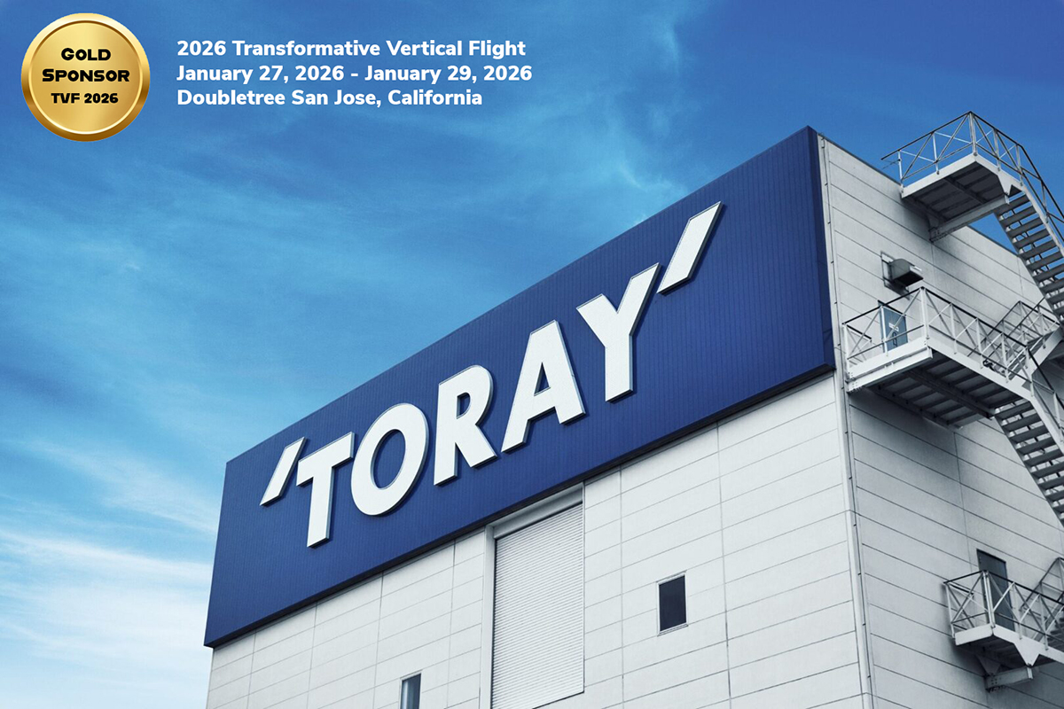 VTOLsociety's tweet photo. The @ElectricVTOL News for Jan. 20 is online! Our newsletter features #avgeek updates on #electric #eVTOL #eCTOL and #hydrogen #aviation developers from Archer to Wisk. https://t.co/mNfQMT7LrA
Thanks to our #TVF2026 sponsor Toray Advanced Composites! https://t.co/MygNkm3fVm https://t.co/Sorxrk4vtT