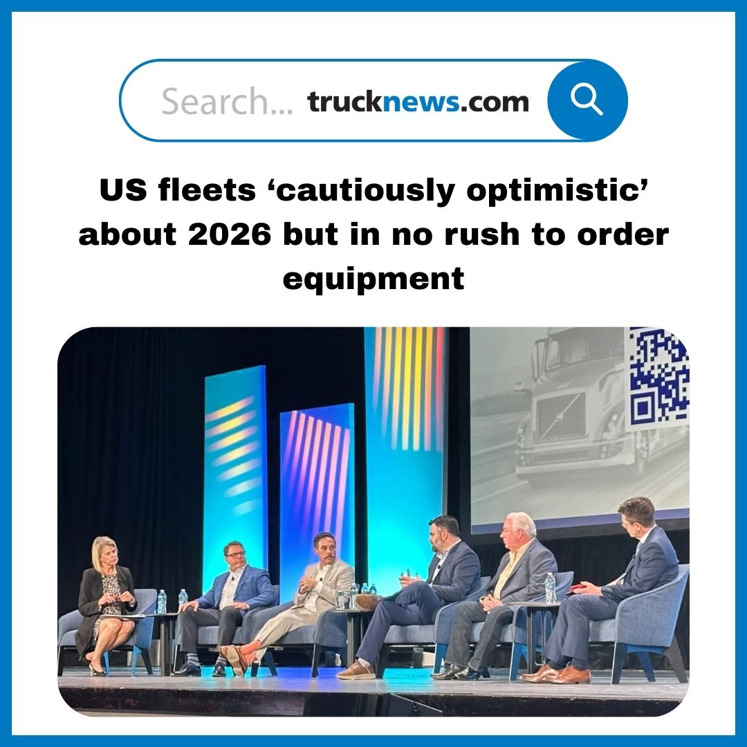 Todaystrucking's tweet image. If the mood among #fleets at Heavy Duty #Aftermarket Dialogue in the past two years was ‘uncertainty,’ this year it has shifted to ‘cautious optimism.’
trucknews.com/transportation…
#trucking #equipment #economy #trucknews