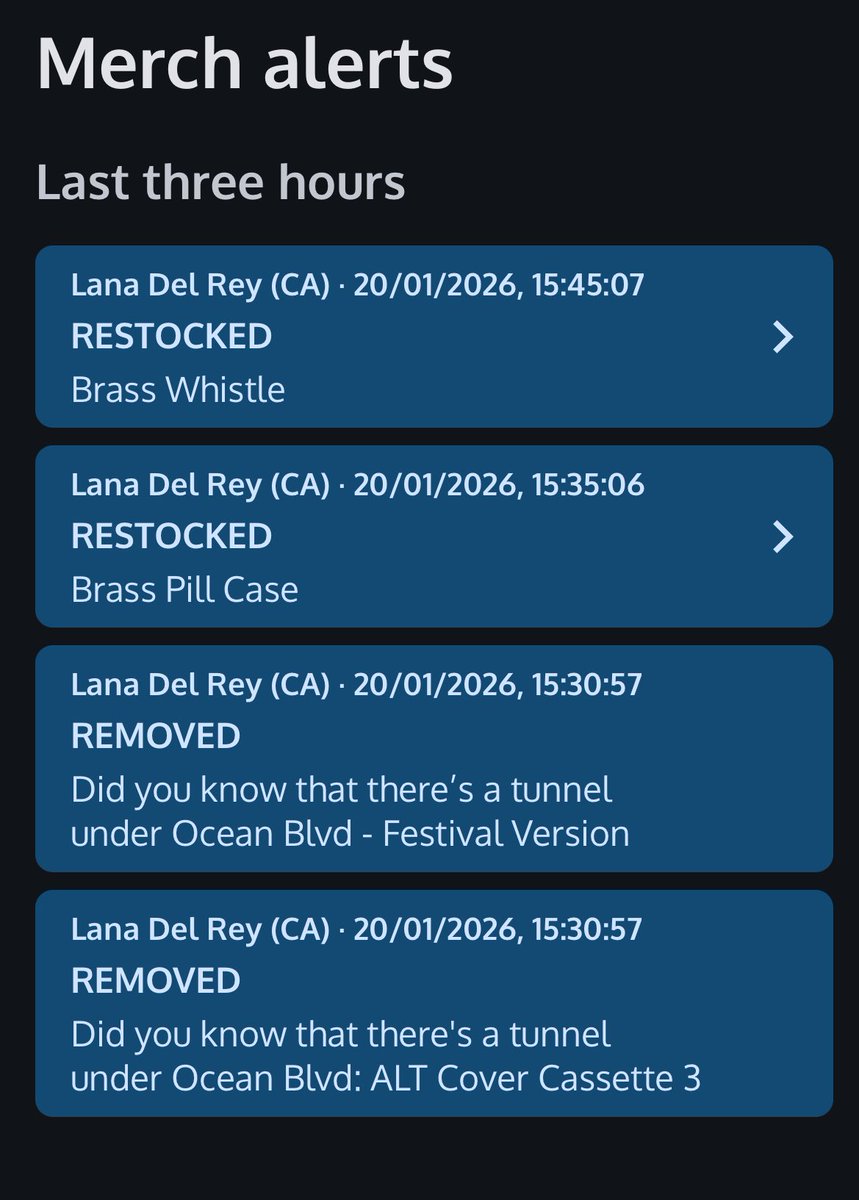 lanabrasil's tweet image. 🚨 Talvez venha algo aí! Depois de uma loja alemã “confirmar” o lançamento do novo álbum de Lana Del Rey ainda para esse mês, a loja oficial da cantora no Canadá removeu algumas versões do “Ocean Blvd”.