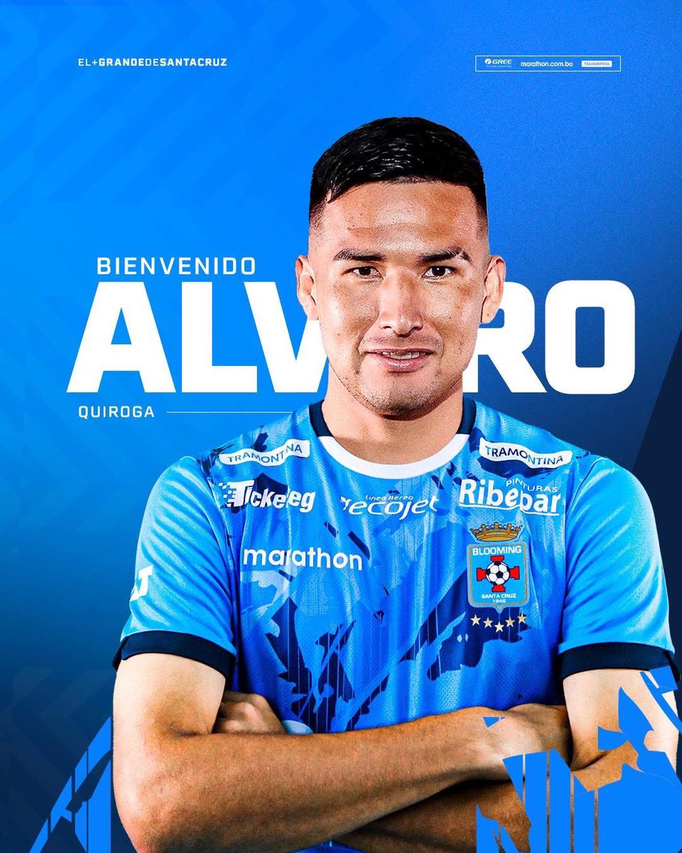 Álvaro Quiroga se irá a la exterior, el volante ejecutó su cláusula de rescisión de Blooming, ya que su futuro está en el fútbol de Irak. Hace instantes se despidió de sus compañeros y cuerpo técnico.